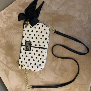 Black and White Polka Dot Purse